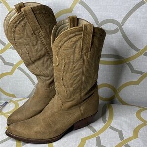 Vintage Decktiles Handmade Western Boots